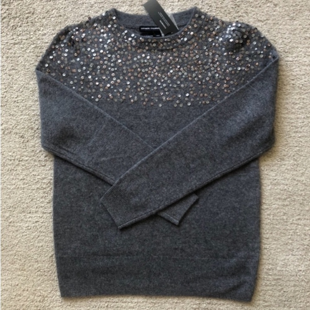 Hudson’s Bay Crewneck Cashmere Sweate.NWT.